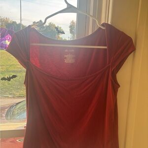 Wild Fable Scarlet Short Sleeve Top